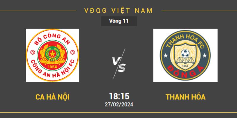 Nhận Định Công An Hà Nội và Thanh Hoá 18h15 27/02